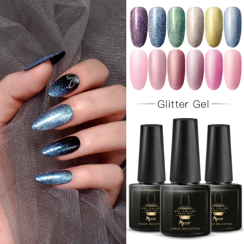 Mtssii 6ml UV Glitter Gel Nail Polish Long Lasting Color Nail Gel Soak Off UV Gel Varnish Nail Gel Varnish DIY Nail Art Gel
Mtssii 6ml UV Glitter Gel Nail Polish Long Lasting Color Nail Gel Soak Off UV Gel Varnish Nail Gel Varnish DIY Nail Art Gel
