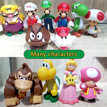 Super Mario Figures Toys Mario Bros Bowser Luigi Koopa Yoshi Mario Maker Odyssey PVC Action Figure Model Dolls Toys Gift 8-15cm
Super Mario Figures Toys Mario Bros Bowser Luigi Koopa Yoshi Mario Maker Odyssey PVC Action Figure Model Dolls Toys Gift 8-15cm