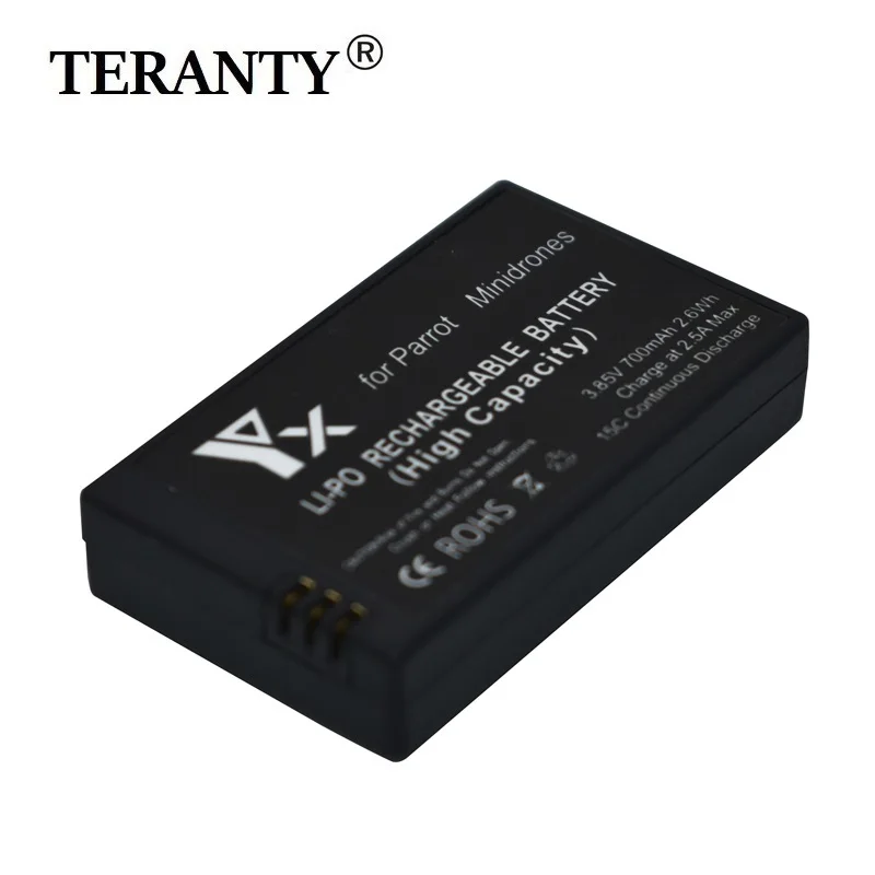 3.85V 700mah Replacement Lipo Battery Large Capacity Drones Battery For Parrot MiniDrones Mambo Jumping Sumo&Rolling Spider
3.85V 700mah Replacement Lipo Battery Large Capacity Drones Battery For Parrot MiniDrones Mambo Jumping Sumo&Rolling Spider