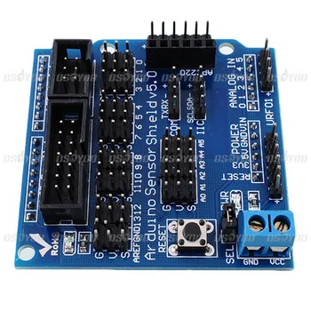 V5.0 Expansion Board Module Servo Motor for Arduino UNO R3 MEGA 5PCS/LOT Hot Sensor Shield Free Shipping & Drop Shipping
V5.0 Expansion Board Module Servo Motor for Arduino UNO R3 MEGA 5PCS/LOT Hot Sensor Shield Free Shipping & Drop Shipping