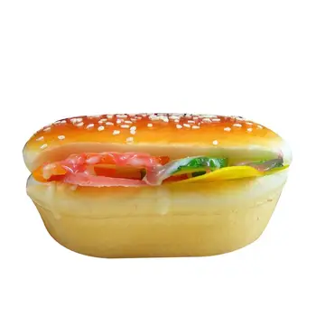 Kuulee Funny Simulation Burger Slow Rising Toy Children/Adult Vent Soft Squeeze Stress Relieve Toy
Kuulee Funny Simulation Burger Slow Rising Toy Children/Adult Vent Soft Squeeze Stress Relieve Toy