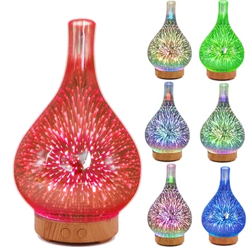 3D Firework Glass Vase Shape Air Humidifier with 7 Color Led Night Light Aroma Essential Oil Diffuser Mist Maker Ultrasonic Humi
3D Firework Glass Vase Shape Air Humidifier with 7 Color Led Night Light Aroma Essential Oil Diffuser Mist Maker Ultrasonic Humi