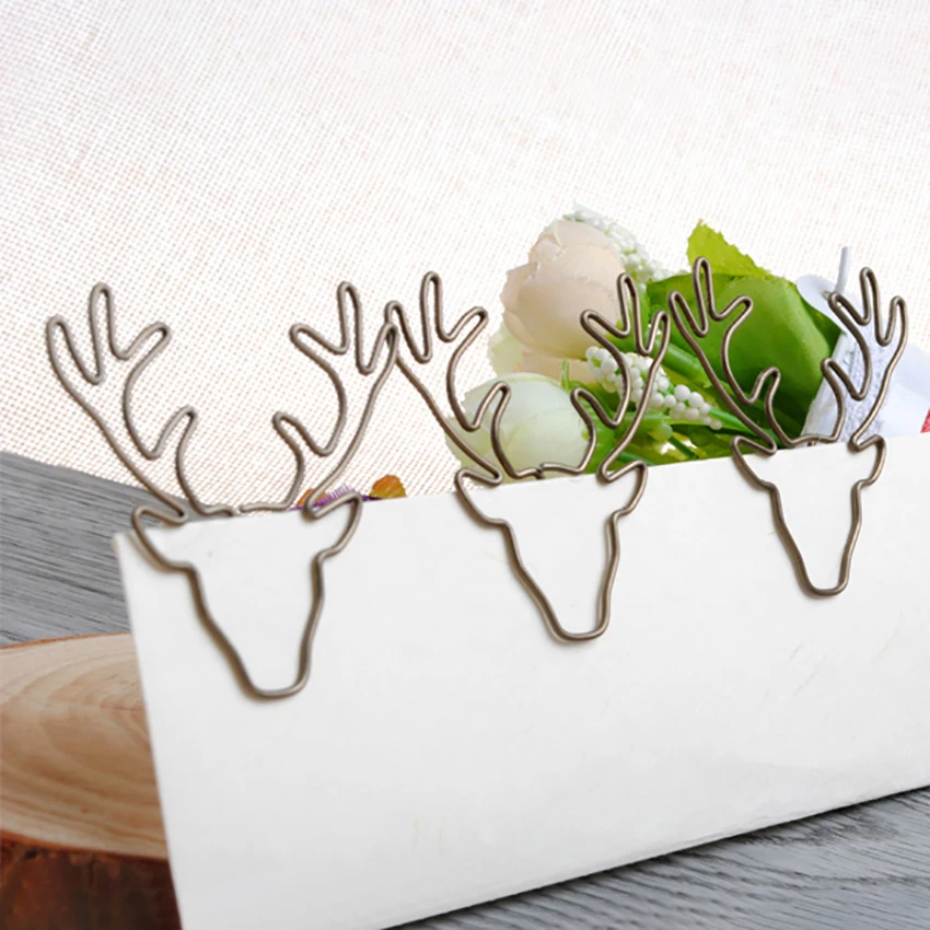 1 PCS Cartoon Deer Paper Clip Plastic Coated Metal Book Page Holder Clip Creative Bookmark Memo Clips Office School Stationery 
1 PCS Cartoon Deer Paper Clip Plastic Coated Metal Book Page Holder Clip Creative Bookmark Memo Clips Office School Stationery