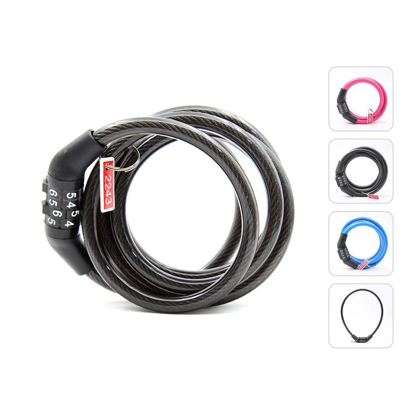 Bike Bicycle Lock Chain 4-Digit Code Universal Mtb Bike Cable Lock Combination Bicycle Anti-theft Ring Lock For Castle Motorcycl
Bike Bicycle Lock Chain 4-Digit Code Universal Mtb Bike Cable Lock Combination Bicycle Anti-theft Ring Lock For Castle Motorcycl