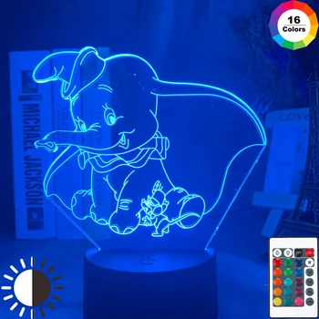 Fantasy Films Little Young Dumbo Figure Baby Night Light Lamp for Bedroom Decor Lights Touch Sensor Desk 3d Lamp Christmas Gift
Fantasy Films Little Young Dumbo Figure Baby Night Light Lamp for Bedroom Decor Lights Touch Sensor Desk 3d Lamp Christmas Gift
