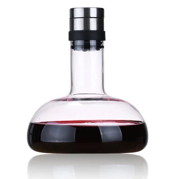 Wine Decanter with Bubbler Lid, Hand-Blown Lead-Free Crystal Glass, Red Wine Bottle1400ML
Wine Decanter with Bubbler Lid, Hand-Blown Lead-Free Crystal Glass, Red Wine Bottle1400ML
