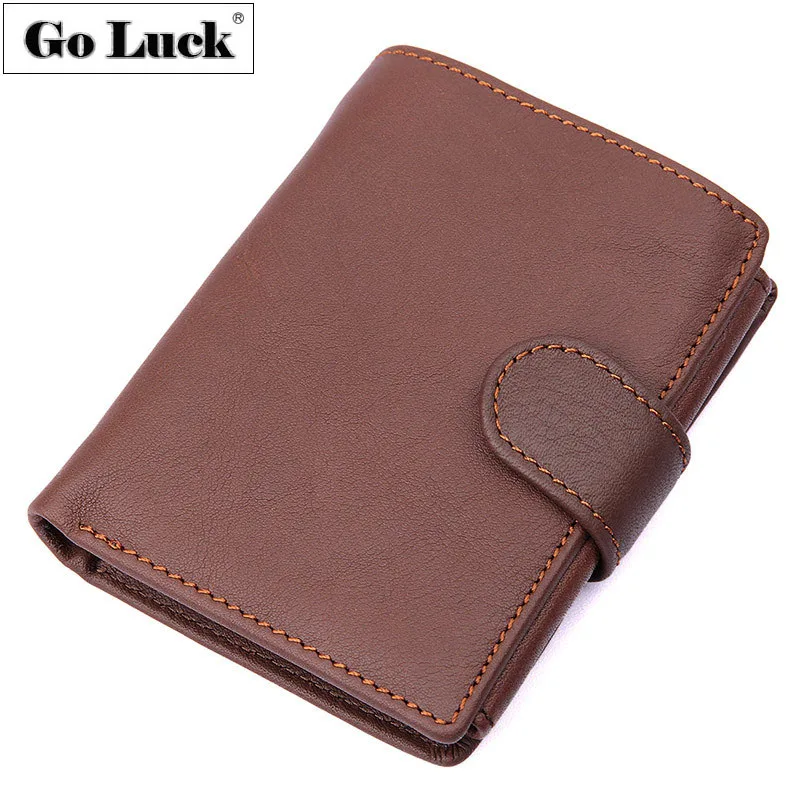GO-LUCK RFID Genuine Leather Pocket Wallet Men ID Credit Cardholder Card Case Wallets Men's Hasp Purse Male Coin Bag
GO-LUCK RFID Genuine Leather Pocket Wallet Men ID Credit Cardholder Card Case Wallets Men's Hasp Purse Male Coin Bag