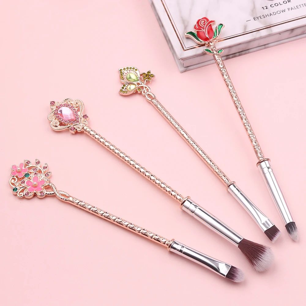 Wholesale 10sets Rose Flower Makeup Brushes Set Tool Kit Eyeshadow Eyebrow Brushes Concealer Highlighting Brush Pincel Maquiagem
Wholesale 10sets Rose Flower Makeup Brushes Set Tool Kit Eyeshadow Eyebrow Brushes Concealer Highlighting Brush Pincel Maquiagem