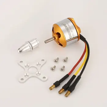 DXW A2212 2212 930KV 2-4S 3.17mm Outrunner Brushless Motor for RC FPV Fixed Wing Drone Airplane Aircraft 1060 Propeller
DXW A2212 2212 930KV 2-4S 3.17mm Outrunner Brushless Motor for RC FPV Fixed Wing Drone Airplane Aircraft 1060 Propeller