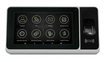 Fingerprint + RFID Time Attendance Machine Plug & Play-Zpad Plus ZKTeco-7 "Inch TouchScreen-BioTime Web embedded T & to Software
Fingerprint + RFID Time Attendance Machine Plug & Play-Zpad Plus ZKTeco-7 "Inch TouchScreen-BioTime Web embedded T & to Software
