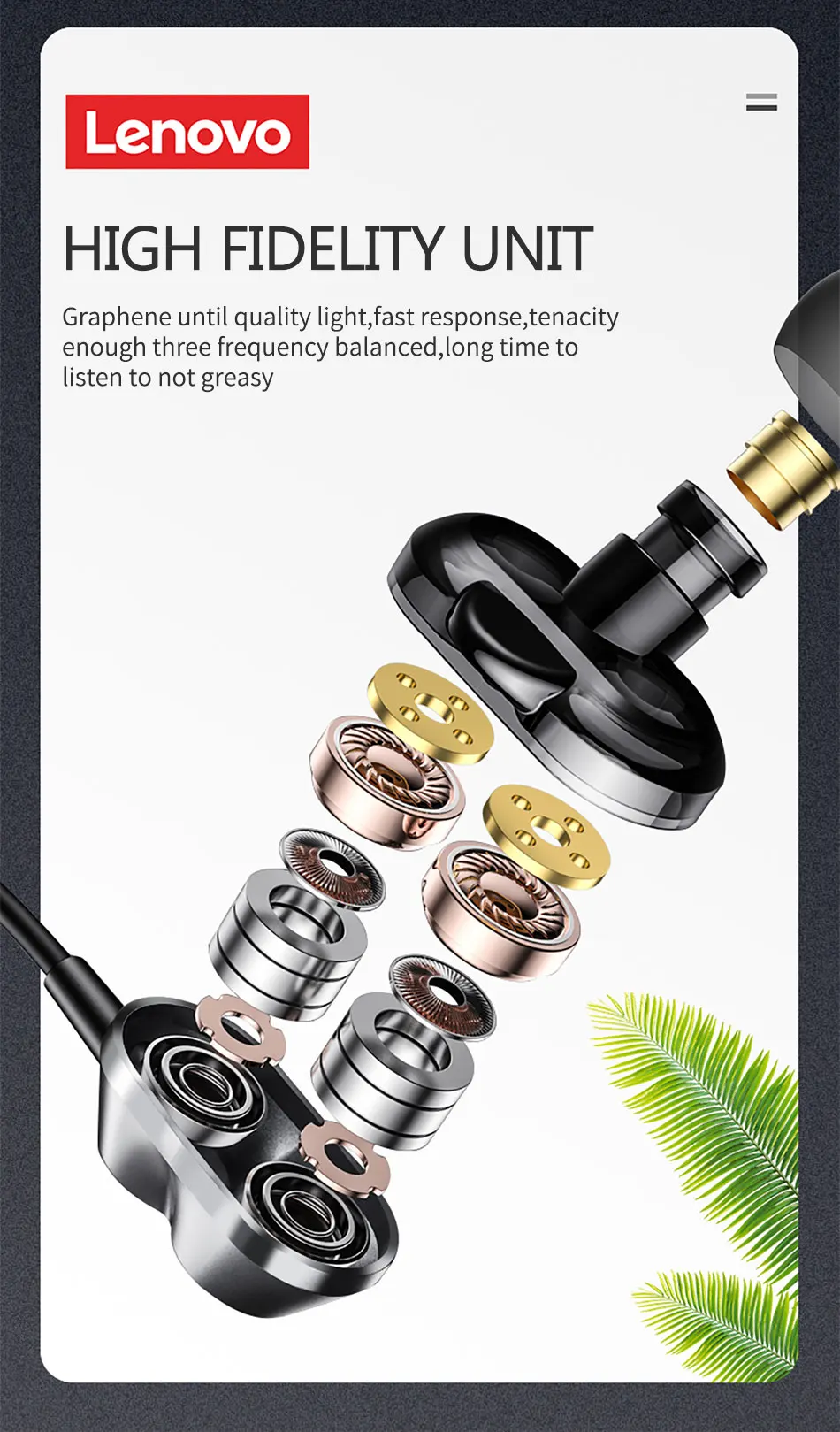 Gadgetoo Lenovo He08 Dual Dynamic Neckband Wireless In Ear Earphones