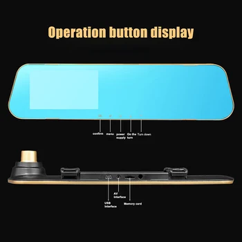 4.3 Inches Driving Recorder 2 Lens Car DVR Dash Cam Front Rear Mirror Camera Video Recorder JHP-Best
4.3 Inches Driving Recorder 2 Lens Car DVR Dash Cam Front Rear Mirror Camera Video Recorder JHP-Best