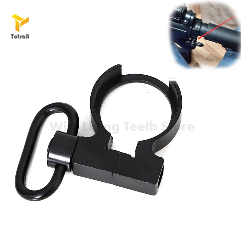 

Outdoor Tactical QD Quick Detach Black End Plate Sling Swivel Adapter Mount for Hunting .223/5.56 Carbines AR15 M4 Rifle