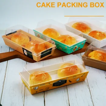 Rectangular Bread Cake Sandwich Sushi Boxes with Clear Plastic Lids Disposable Cardboard Baking Packing Box WB883
Rectangular Bread Cake Sandwich Sushi Boxes with Clear Plastic Lids Disposable Cardboard Baking Packing Box WB883