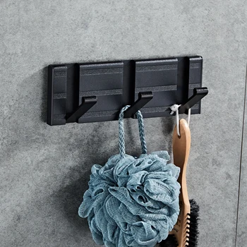 Foldable Hook Corrosion Resistance Wall Mounted Hook Hanger Rack Bracket For Towel No Rust Black/white
Foldable Hook Corrosion Resistance Wall Mounted Hook Hanger Rack Bracket For Towel No Rust Black/white
