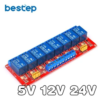5V 12V 24V 8 Channel Relay Module High and Low Level Trigger with Optocoupler Relay Output 8 way Relay Module for Arduino 
5V 12V 24V 8 Channel Relay Module High and Low Level Trigger with Optocoupler Relay Output 8 way Relay Module for Arduino