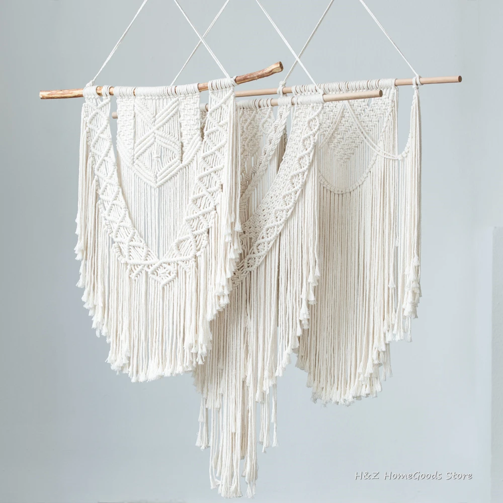 Big Macrame Floral Tapestry Wall Hanging Bohemian Handmade Woven Tapestry Geometric Modern Boho Living Room Bedroom Decoration
Big Macrame Floral Tapestry Wall Hanging Bohemian Handmade Woven Tapestry Geometric Modern Boho Living Room Bedroom Decoration