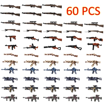 60pcs World War II Ww2 Building Blocks Figurie Weapon Set 
60pcs World War II Ww2 Building Blocks Figurie Weapon Set