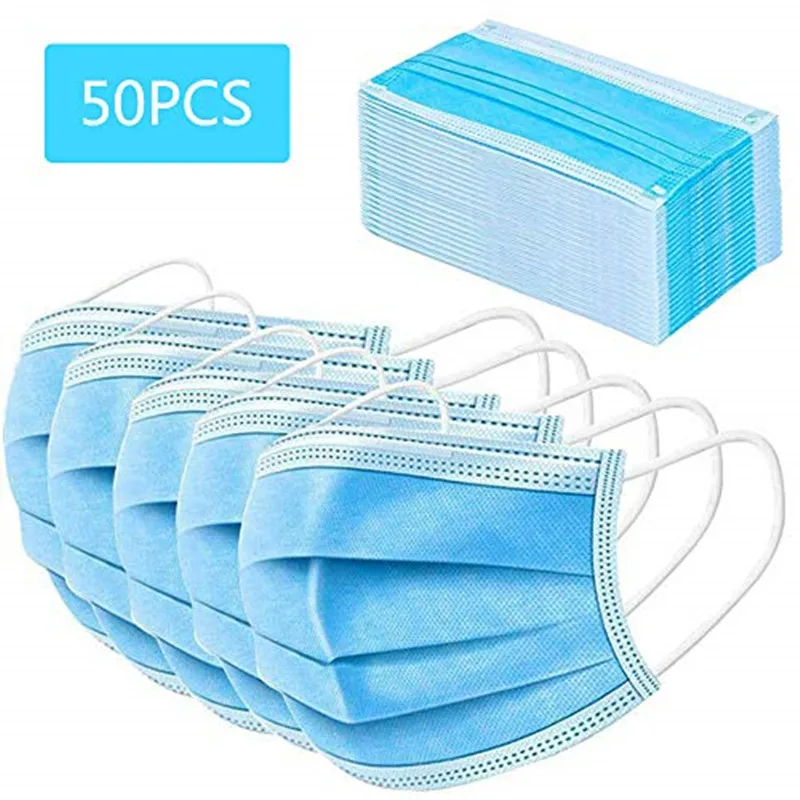 Anti-Pollution Disposable Face Masks 3 Laye dust protection Elastic Ear Loop Disposable Dust Filter Safety Mask mouth protective
Anti-Pollution Disposable Face Masks 3 Laye dust protection Elastic Ear Loop Disposable Dust Filter Safety Mask mouth protective