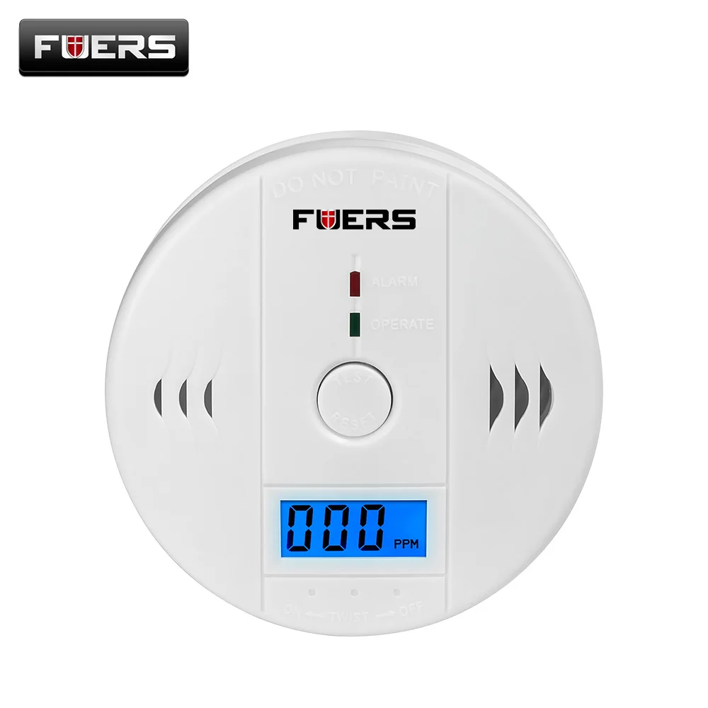 Fuers CO Sensor 85dB Carbon Monoxide Detectors LCD Photoelectric Independent Poisoning Warning Alarm CO Gas Sensor Detectors
Fuers CO Sensor 85dB Carbon Monoxide Detectors LCD Photoelectric Independent Poisoning Warning Alarm CO Gas Sensor Detectors