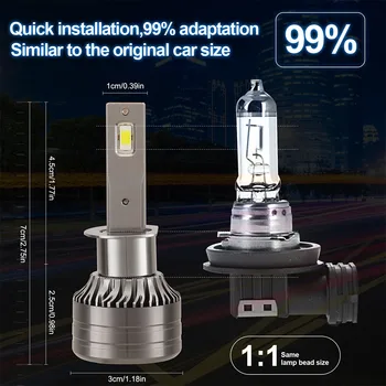 60W 6000LM Exterior Adjustable Beam Cool White Car Lights Plug And Play High Power Universal Led Headlight Bulb Bright 6000K 
60W 6000LM Exterior Adjustable Beam Cool White Car Lights Plug And Play High Power Universal Led Headlight Bulb Bright 6000K