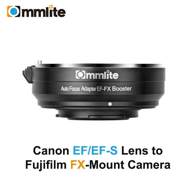 Commlite EF-FX Booster 0.71x Lens Mount Adapter Focal Reducer AF Adapter ring for Canon EF/EF-S Lens to Fujifilm FX-Mount Camera
Commlite EF-FX Booster 0.71x Lens Mount Adapter Focal Reducer AF Adapter ring for Canon EF/EF-S Lens to Fujifilm FX-Mount Camera