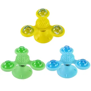 Cat Windmill Toy Interactive Teasing Toy Kitten Massage Scratching Hair Brush with Suction Cup Base
Cat Windmill Toy Interactive Teasing Toy Kitten Massage Scratching Hair Brush with Suction Cup Base