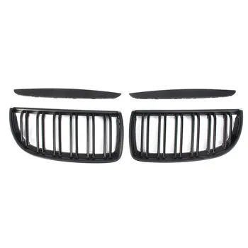 For BMW E90 E91 4 Door 2005 2006-2008 4 Color Pair Front Gloss Matt Carbon M Color Black 2 Line Double Slat Kidney Grille Grill
For BMW E90 E91 4 Door 2005 2006-2008 4 Color Pair Front Gloss Matt Carbon M Color Black 2 Line Double Slat Kidney Grille Grill