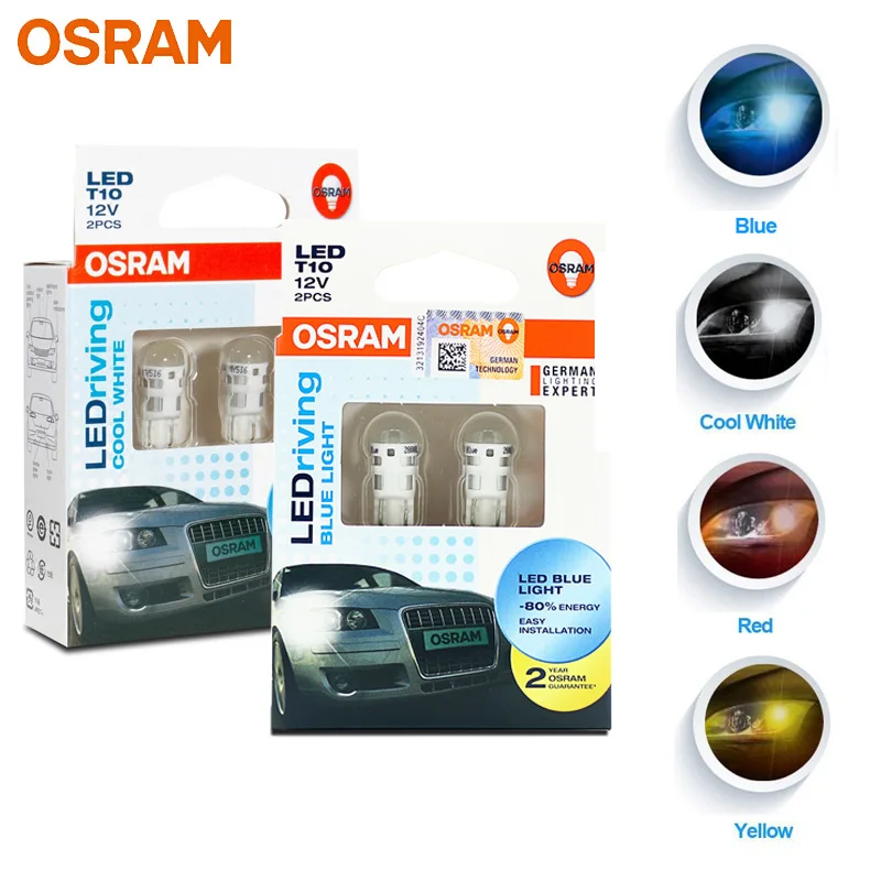 OSRAM СВЕТОДИОДНЫЙ 2880 T10 сигнальный светильник W5W 194 светодиодный riving Стандартный