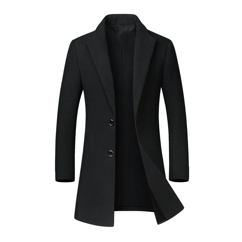 Men Woolen Jacket Autumn Winter Casual Slim Turn Down Collar Wool Peacoat Overcoat Windbreaker Jacket Male Long Trench Coat
Men Woolen Jacket Autumn Winter Casual Slim Turn Down Collar Wool Peacoat Overcoat Windbreaker Jacket Male Long Trench Coat