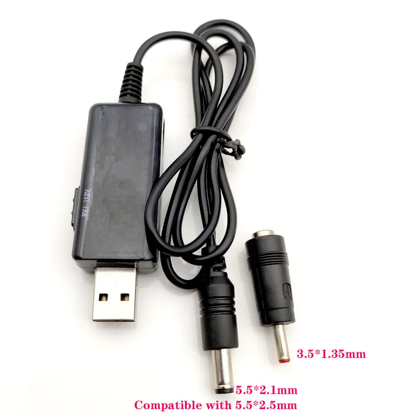USB Boost Cable 5V Step Up to 9V 12V Adjustable Voltage Converter 1A Step-up Volt Transformer DC Power Regulator with Switch
USB Boost Cable 5V Step Up to 9V 12V Adjustable Voltage Converter 1A Step-up Volt Transformer DC Power Regulator with Switch
