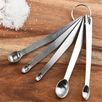 5pcs/Set Small Measuring Spoon Stainless Steel Coffee Measuring Spoons Tea Seasoning Multiple Size Measuring Spoon Kitchen Tools
5pcs/Set Small Measuring Spoon Stainless Steel Coffee Measuring Spoons Tea Seasoning Multiple Size Measuring Spoon Kitchen Tools