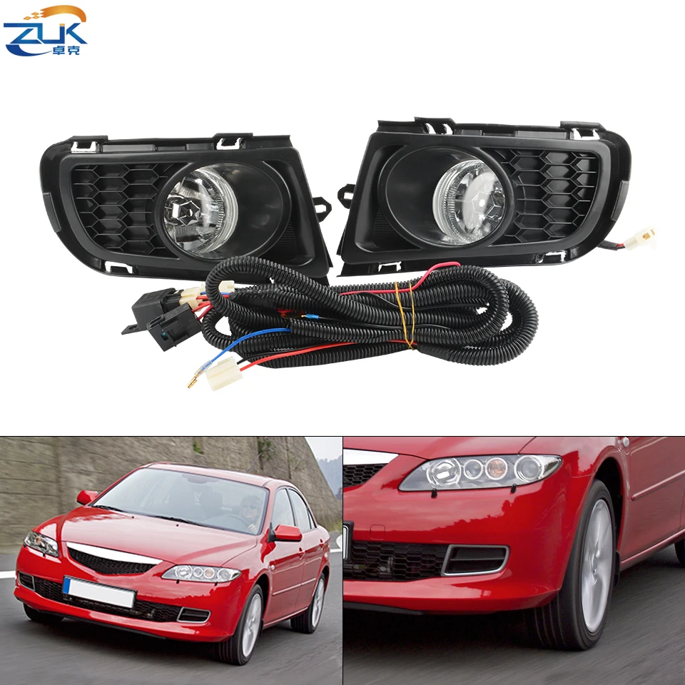 ZUK Fog Lamp Fog Light Front Bumper Lamp Upgrade Modification Set For MAZDA 6 Atenza GG1 GY1 2002 2003 2004 2005 2006 2007 2008
ZUK Fog Lamp Fog Light Front Bumper Lamp Upgrade Modification Set For MAZDA 6 Atenza GG1 GY1 2002 2003 2004 2005 2006 2007 2008