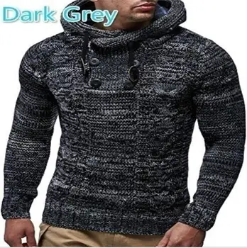 OLOEY Men's Fashion Solid Color Knit Hooded Sweaters 2019 New O-Neck Long Sleeve Slim Fit Pullover Tops Autumn Winter
OLOEY Men's Fashion Solid Color Knit Hooded Sweaters 2019 New O-Neck Long Sleeve Slim Fit Pullover Tops Autumn Winter