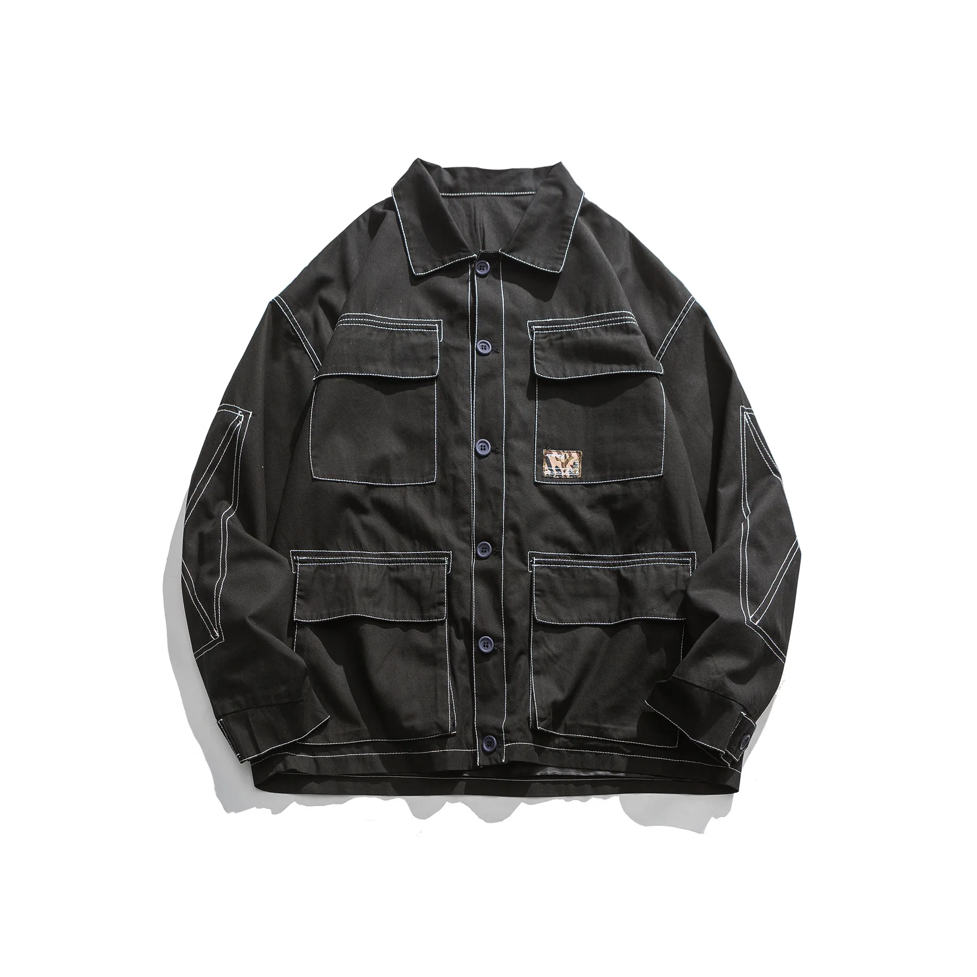 Panda Stock 2020 Spring New Style Jimingxian Design Multi-pockets Tooling Jacket MEN'S Outerwear
Panda Stock 2020 Spring New Style Jimingxian Design Multi-pockets Tooling Jacket MEN'S Outerwear