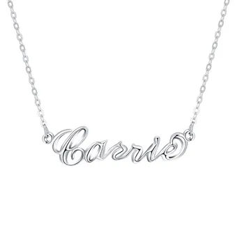 MissNity Gold Plated Sterling Silver Custom Name Necklace Personalized Pendant Jewelry Best Women Gift (Silver)
MissNity Gold Plated Sterling Silver Custom Name Necklace Personalized Pendant Jewelry Best Women Gift (Silver)