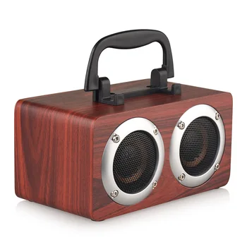 Portable Bluetooth 4.2 Speaker Wooden Player Stereo Surround Player Double Horn Built-in 1200mAh Battery
Portable Bluetooth 4.2 Speaker Wooden Player Stereo Surround Player Double Horn Built-in 1200mAh Battery