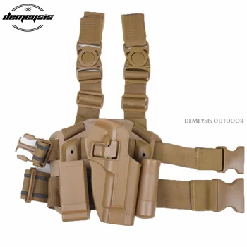 Tactical Drop Leg Right Handed Holster Set W/ Magazine Flashlight Pouch Airsoft Gun Holster for Beretta M9 M92
Tactical Drop Leg Right Handed Holster Set W/ Magazine Flashlight Pouch Airsoft Gun Holster for Beretta M9 M92