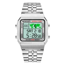 Sanda LED Digital Men's Sports Watches Top Brand Ladies Electronic Wrist Watch 2020 Waterproof Stainless Steel Elegant Watches
Sanda LED Digital Men's Sports Watches Top Brand Ladies Electronic Wrist Watch 2020 Waterproof Stainless Steel Elegant Watches
