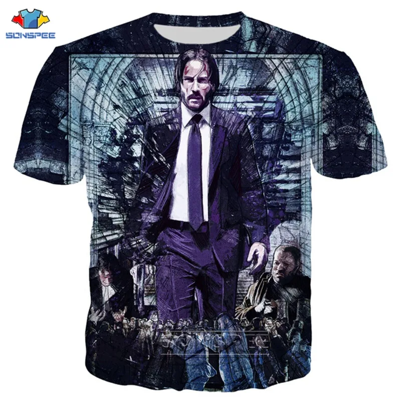 SONSPEE 3D Print Men T Shirt Summer John Wick Chapter 3 Men/Women T-shirt Short Sleeve Casual Tee Shirt Homme Gym Top Clothing
SONSPEE 3D Print Men T Shirt Summer John Wick Chapter 3 Men/Women T-shirt Short Sleeve Casual Tee Shirt Homme Gym Top Clothing