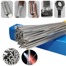 10pcs Aluminum Welding Rod Low Temperature Easy Melt Welding Cored Wire Repair Rod For Electric Power Drill Tap Polish And Paint
10pcs Aluminum Welding Rod Low Temperature Easy Melt Welding Cored Wire Repair Rod For Electric Power Drill Tap Polish And Paint