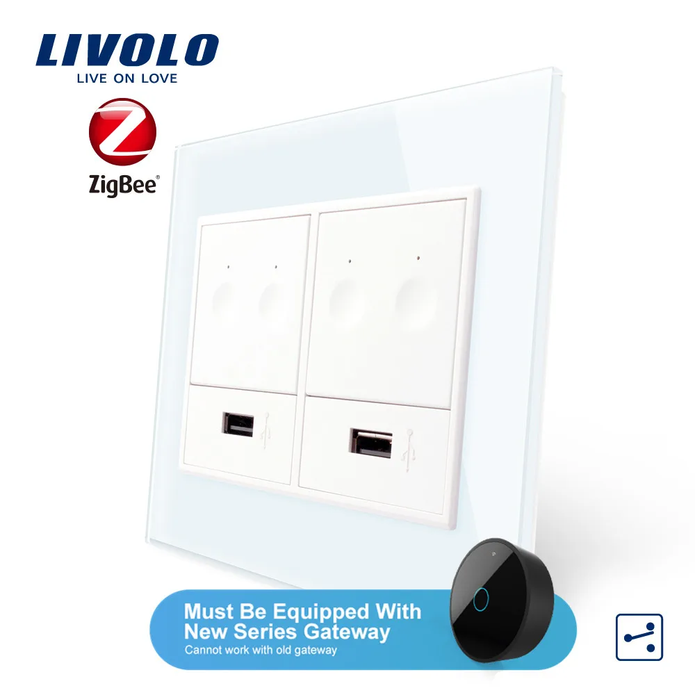 Livolo US/AU Standard New SeriesWall Smart wifi app Touch Switch,2+2Gangs 2Way,with USB socket,aleax,google home ,without logo
Livolo US/AU Standard New SeriesWall Smart wifi app Touch Switch,2+2Gangs 2Way,with USB socket,aleax,google home ,without logo