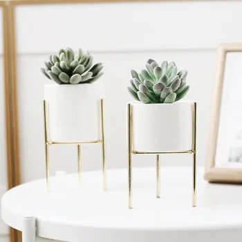Metal Ceramic Planter And Iron Stand Garden Flower Plant Vase Succulent Pots Planters Rack
Metal Ceramic Planter And Iron Stand Garden Flower Plant Vase Succulent Pots Planters Rack