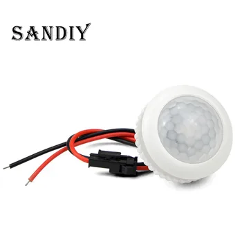 Motion Sensor Switch For Light Bulb PIR Sensor Movement Detector 220V For LED Lamp Home Electrical Wire Connection DIY
Motion Sensor Switch For Light Bulb PIR Sensor Movement Detector 220V For LED Lamp Home Electrical Wire Connection DIY