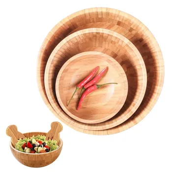 Japanese Style Round Wooden Bowl Soup Salad Noodle Rice Fruit Food Container Shock-proof Holder Children Bamboo Large Mask Bowl
Japanese Style Round Wooden Bowl Soup Salad Noodle Rice Fruit Food Container Shock-proof Holder Children Bamboo Large Mask Bowl
