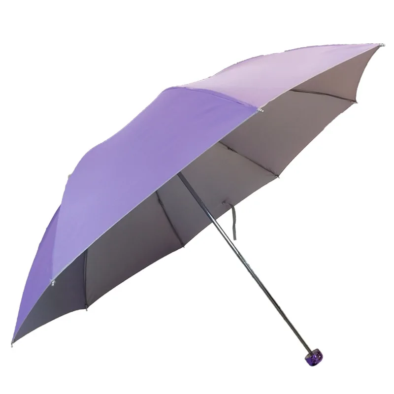Paradise Umbrella High Density Polyester Silver Colloid Three Fold Umbrella UV-Protection Gift Umbrella Can Be Printed Advertise
Paradise Umbrella High Density Polyester Silver Colloid Three Fold Umbrella UV-Protection Gift Umbrella Can Be Printed Advertise