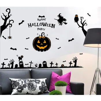 Halloween Party Wall Stickers Living Room Kids Bedroom Decals Removable Murals Window Stickers Home Decor Wall decor
Halloween Party Wall Stickers Living Room Kids Bedroom Decals Removable Murals Window Stickers Home Decor Wall decor