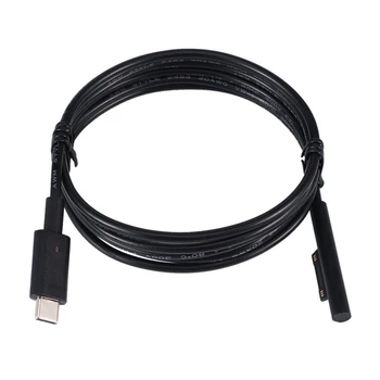 Connector Compact Black Charging Cable With Indicator Type C Plug And Play Tablet Magnetic Practical For Microsoft Surface 4
Connector Compact Black Charging Cable With Indicator Type C Plug And Play Tablet Magnetic Practical For Microsoft Surface 4