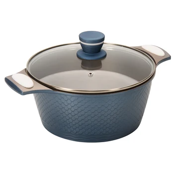 93-AL-RI-4-24 Pan 4,4л 24 х11, 5 cm with glass lid RIVIERA
93-AL-RI-4-24 Pan 4,4л 24 х11, 5 cm with glass lid RIVIERA