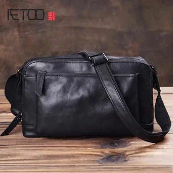 AETOO Men's leather horizontal stiletto bag soft leather large-capacity postman bag leather casual men's shoulder bag
AETOO Men's leather horizontal stiletto bag soft leather large-capacity postman bag leather casual men's shoulder bag
